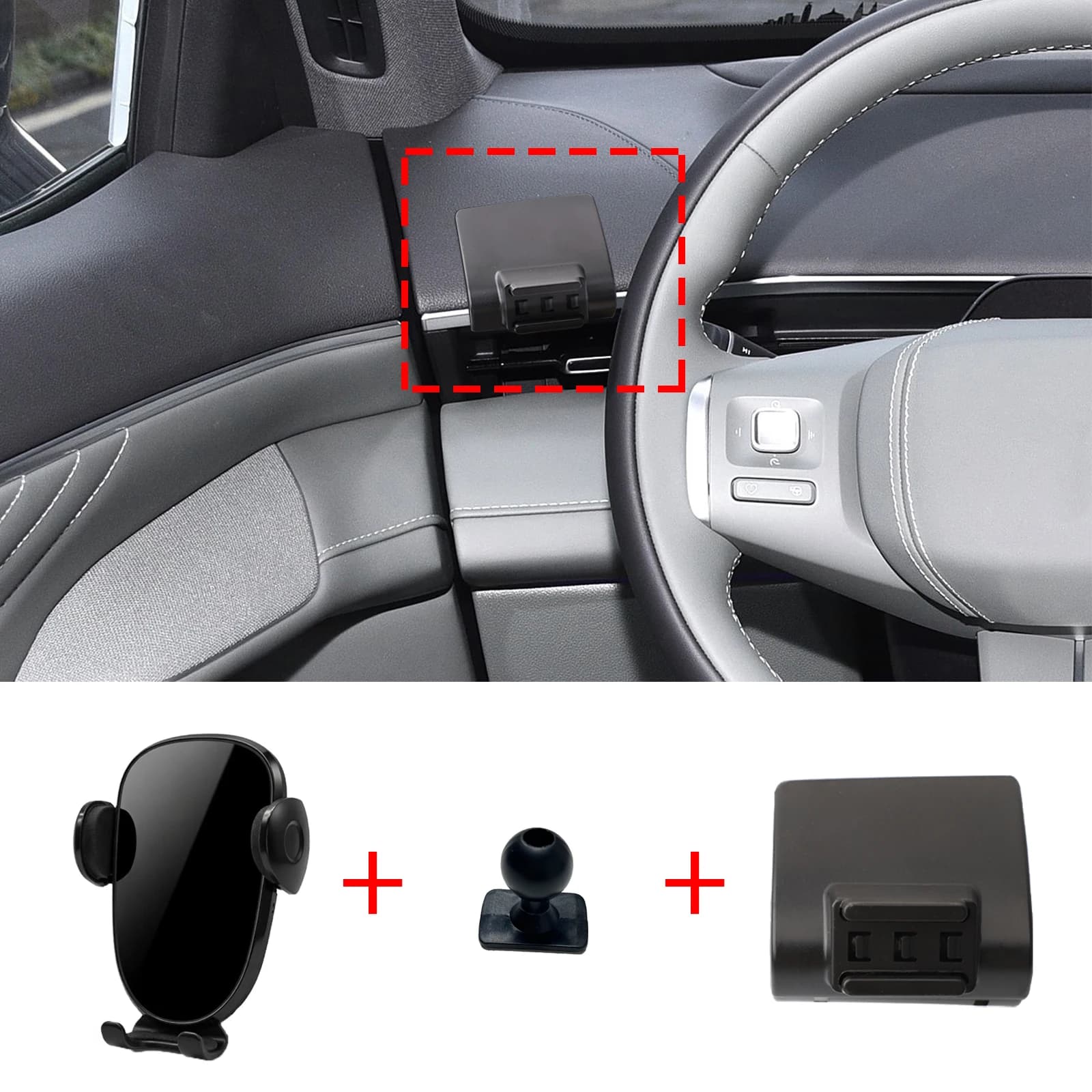 for DEEPAL S07 2024 2025 2026 LHD Mobile Phone Bracket, Dashboard Mount Simple Installation Car Accessories