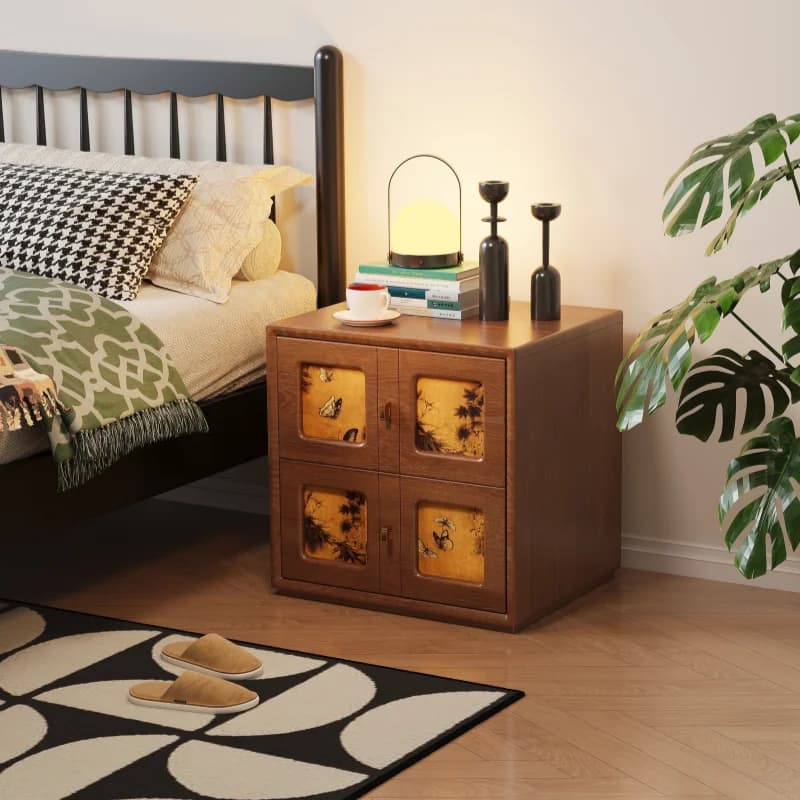 ZComfortable Nordic Bedside Table Storage Headboards Organizer Decor Bedside Table Librero Small Mesa De Noche Home FurnitureZ