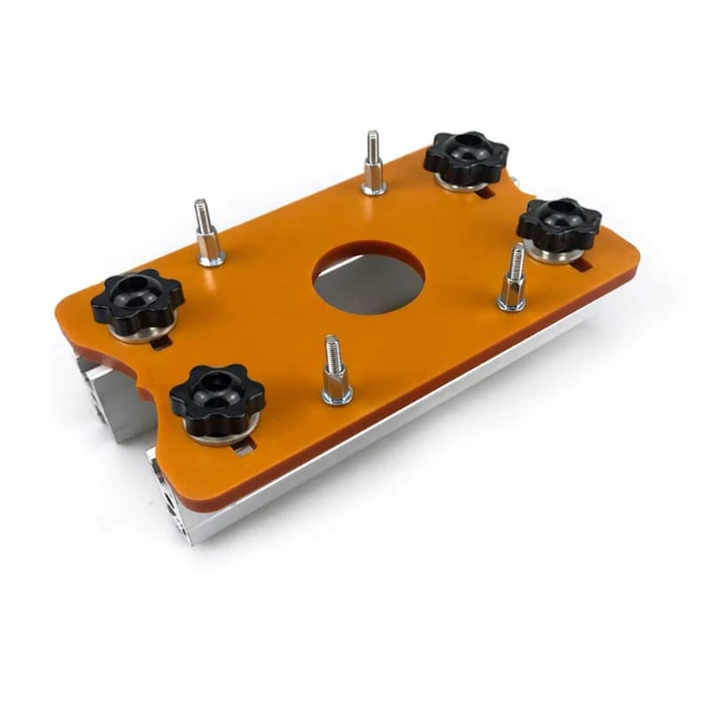 The second-generation slotting board plum blossom hand screw model, woodworking hand-held trimming machine two-in-one
