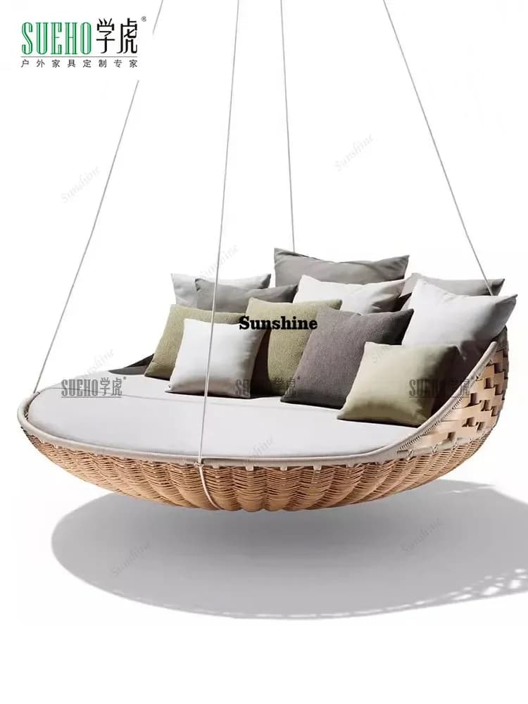 Yhanging basket rattan chair indoor balcony leisure home lazy outdoor courtyard