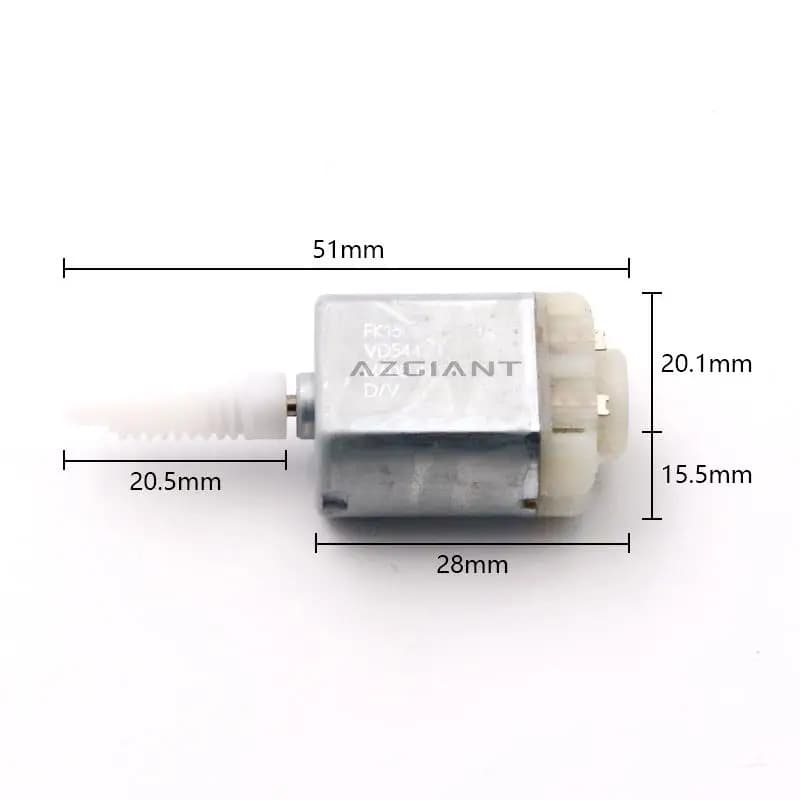 AZGIANT DC 12V Motor For Toyota 4RUNNER Land Cruiser Prado Rearview Mirror Adjustment Module Repair Carbon Brush Micro Motor DIY