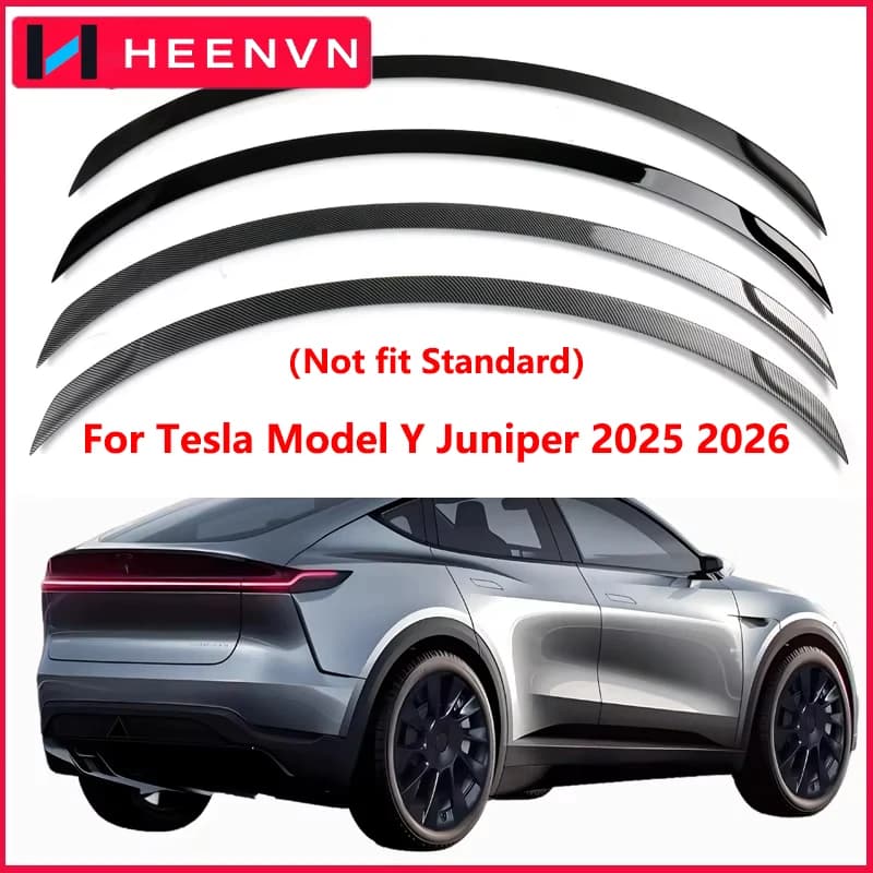 Heenvn Spoiler for Tesla Model Y Juniper 2025 2026 Spoiler ABS Carbon High Performance Trunk Wings Car Modification Accessories