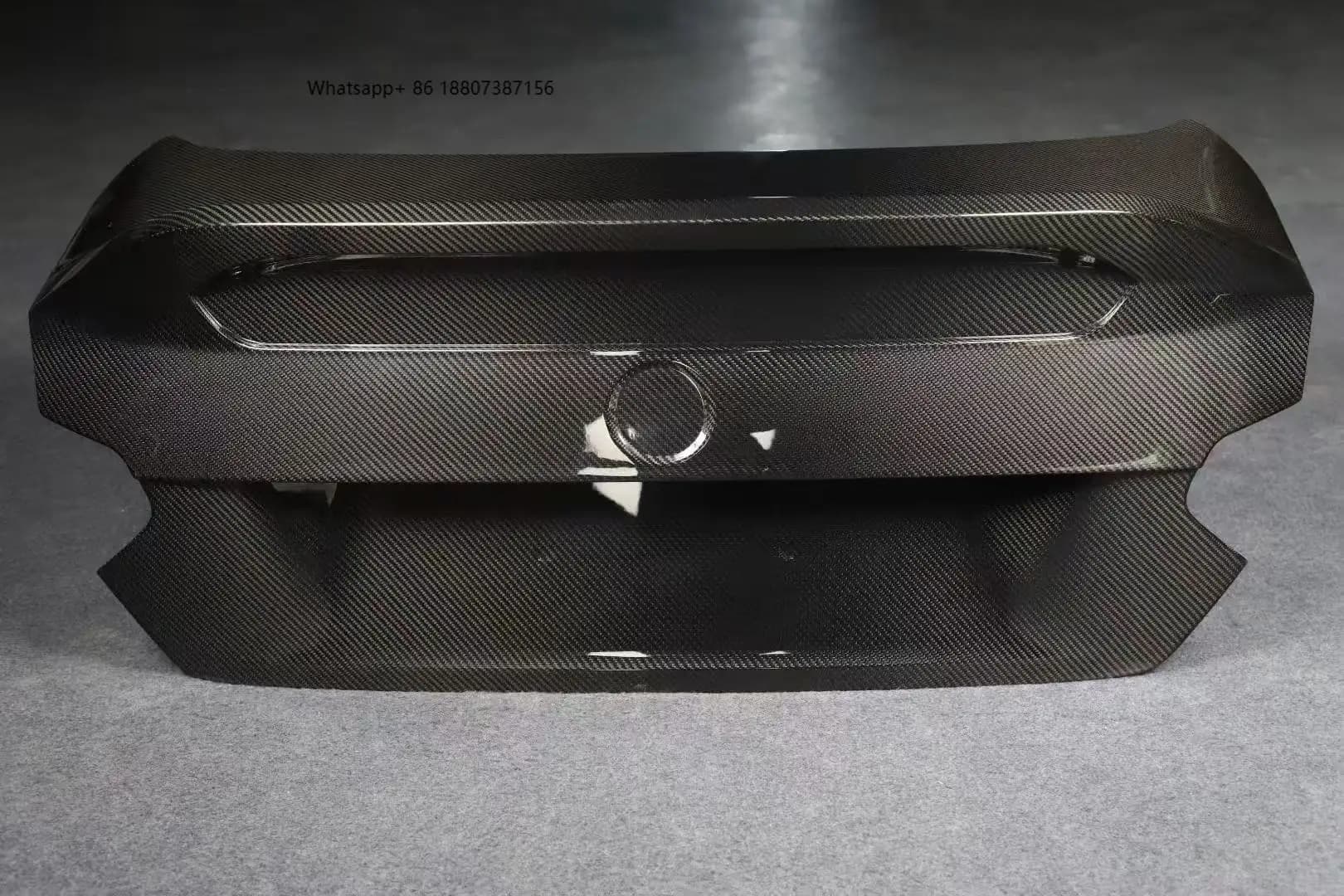 New M2 G87 Dry Carbon Fiber Bumper V Tail Cover with Exhaust Cut-Outs Bolt-On Installation for Protection