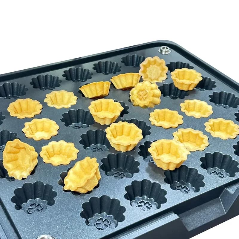 Electric Custom Mold Mini Tartlet Machine for Small Business Nonstick tart Press Molding Maker with CE