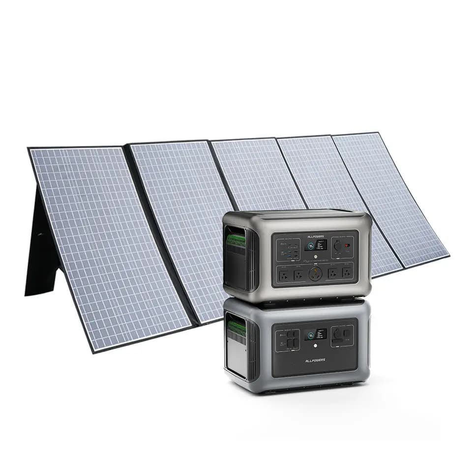 Allpowers 3500W Solar Power Station With 3kwh Expandable Batteries Solar Inverter Power Generator Super Portable Power Station