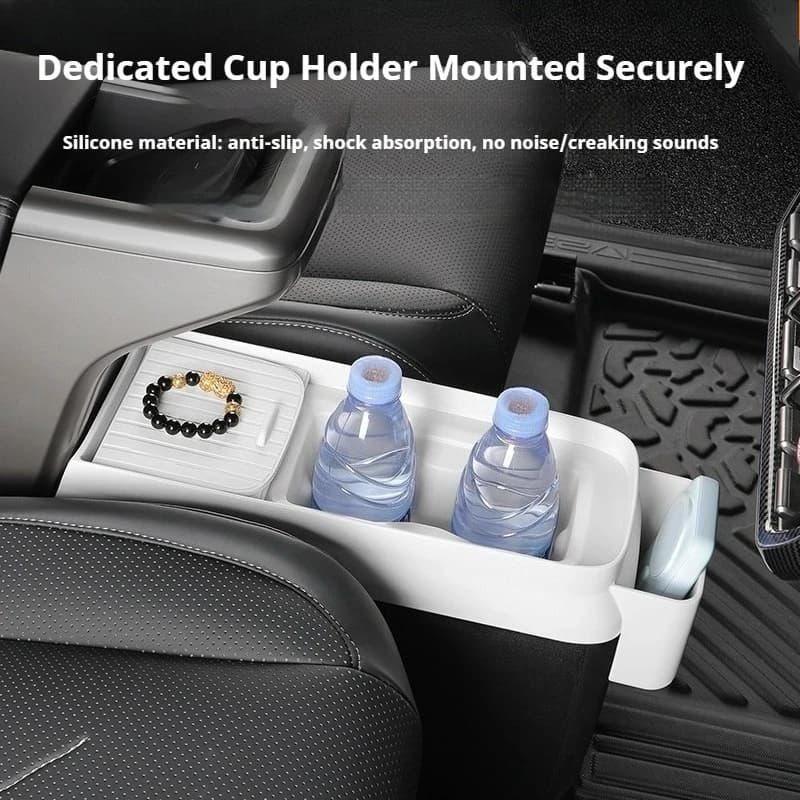 For Chery ICAUR V23 2025 2026 Cup Holder Storage Silicone Pad Central Control Sundries Organizer Non Slip Mat