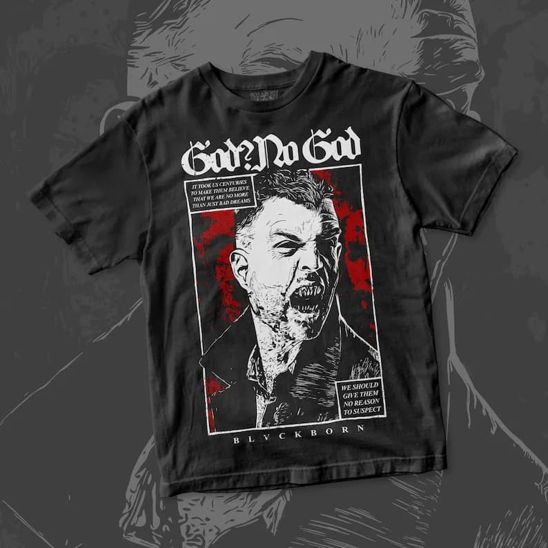 No God cotton shirt