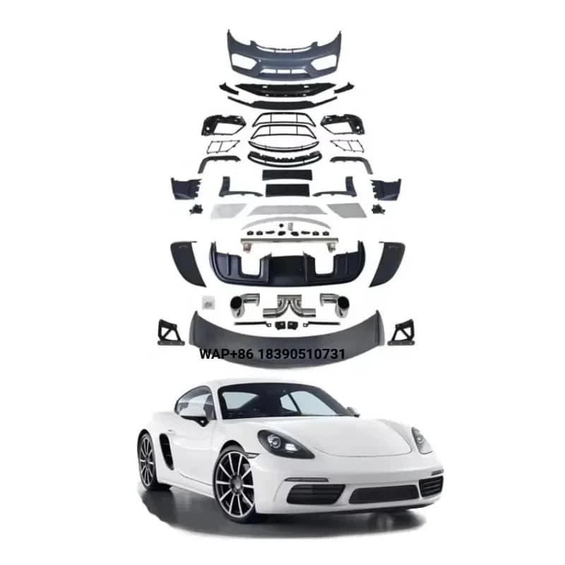 Factory Sales Bodykit 2017-2023 982 Front Bumper Upgrade GT 4 RS Full Body Kits for 718 Cayman Boxster