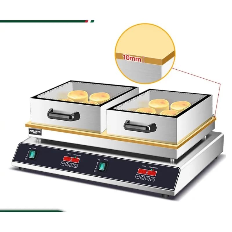 Commercial causeway burning machine single and double head Internet celebrity electric grill special muffin machine