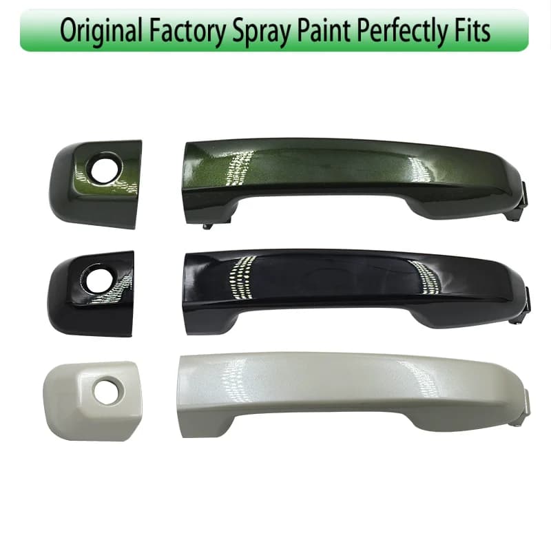 Auto Front Left Exterior Door Handle Cover Set For Toyota Prado FJ150 LC150 2010 2011 2012 2013 2014 2015 2016 2017