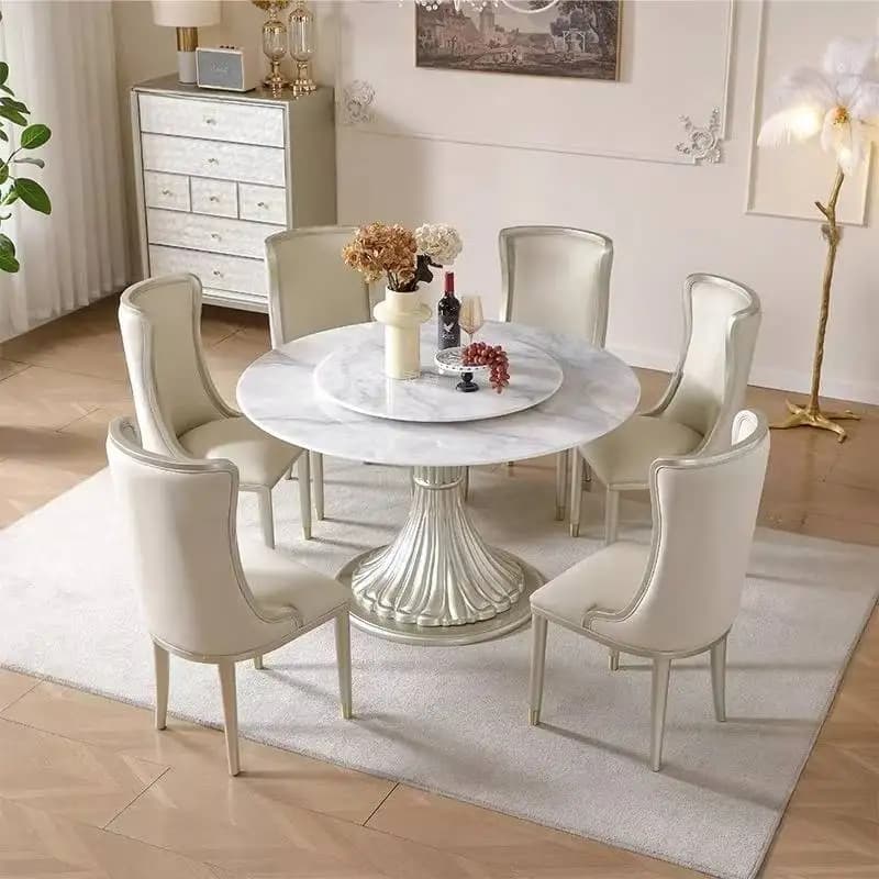 Decorations Luxury Restaurant Tables Design Home Dinette Island Dinner Table Round Kitchen Muebles De Sala Living Room Furniture