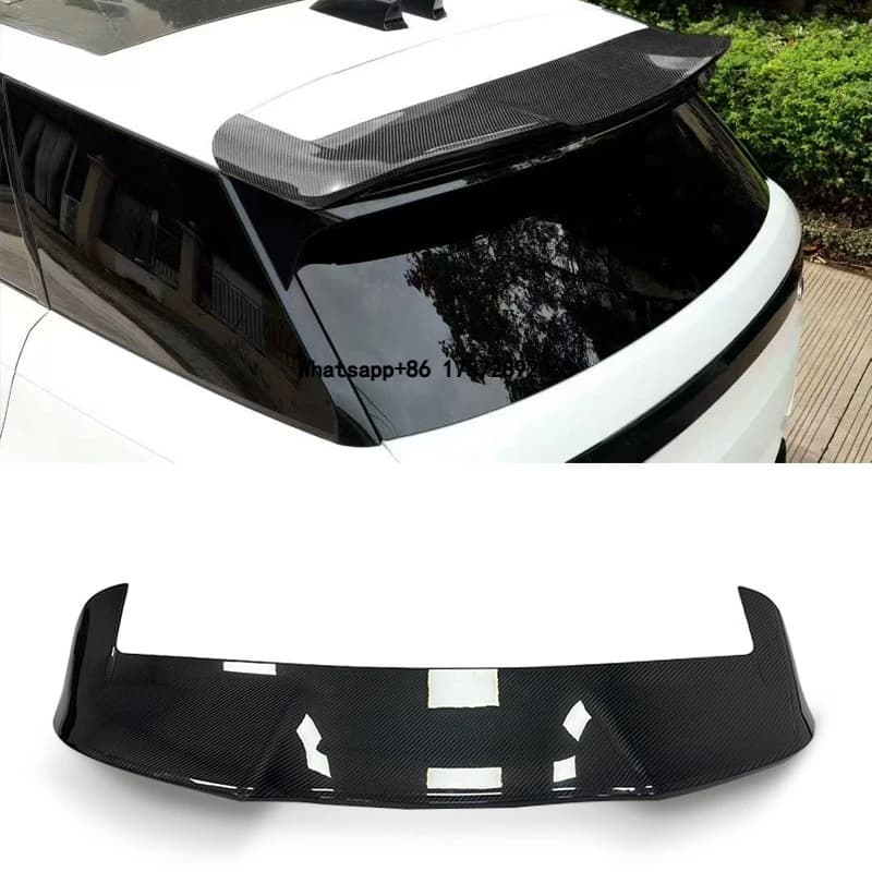Dry Carbon Fiber PU Style Rear Spoiler for Range Rover Sport L461 Roof Spoiler Wing  Body Kits