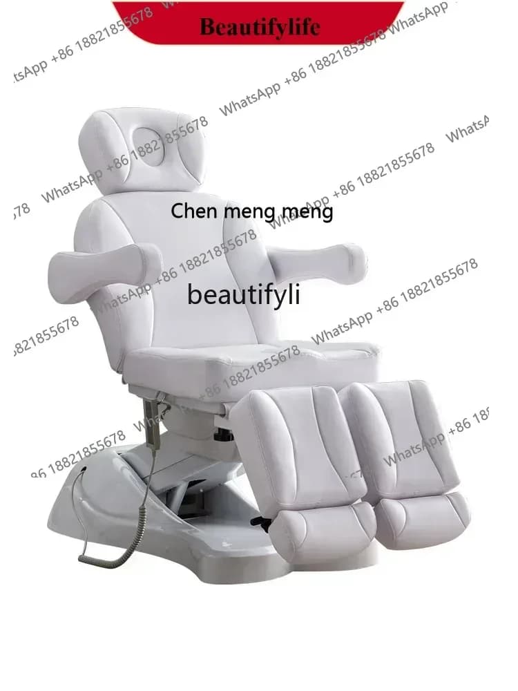 X  A13 Electric Beauty Bed Body Massage Lifting Multifunctional Beauty Salon High-End Split Leg Rotating Tattoo Chair