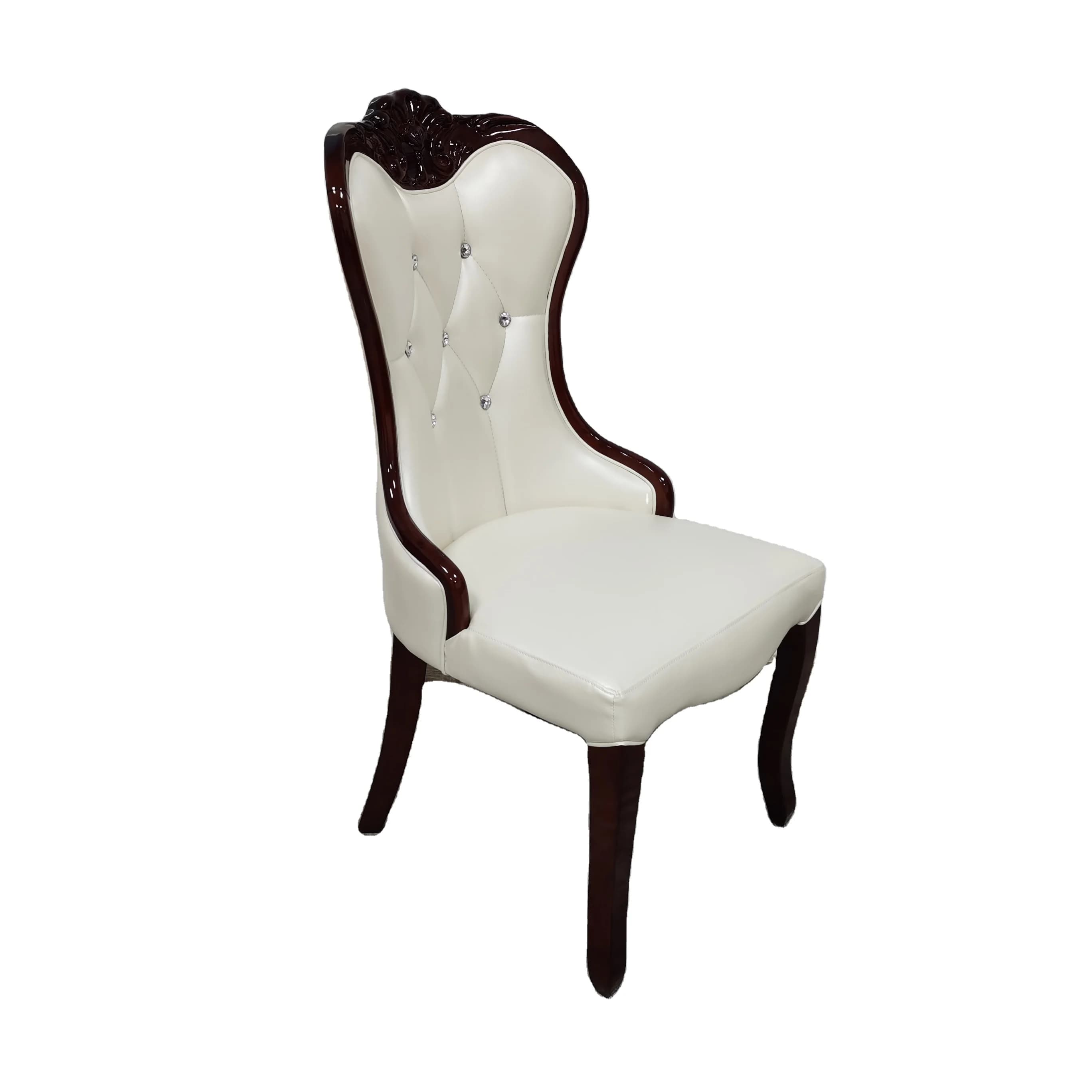#Factory Direct Sale Hotel Restaurant Dining Chair Solid Wood Chair High-end Dining Furniture