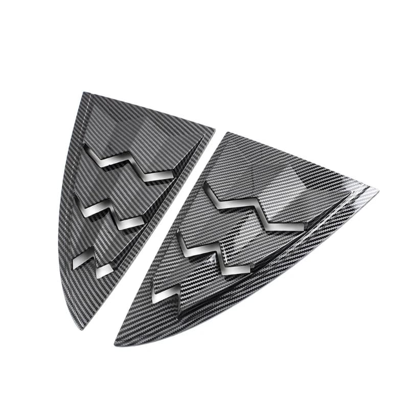 37JE Sleeks Black Vehicle Rear Side Shades Elevating Car Aesthetics with a Modern Stylish Appearance
