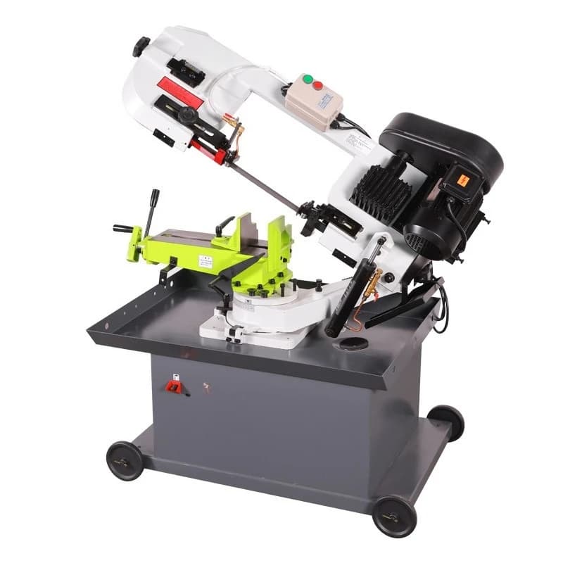 Small horizontal band sawing machine Semi-automatic band sawing machine Portable multi-functional band saw machine