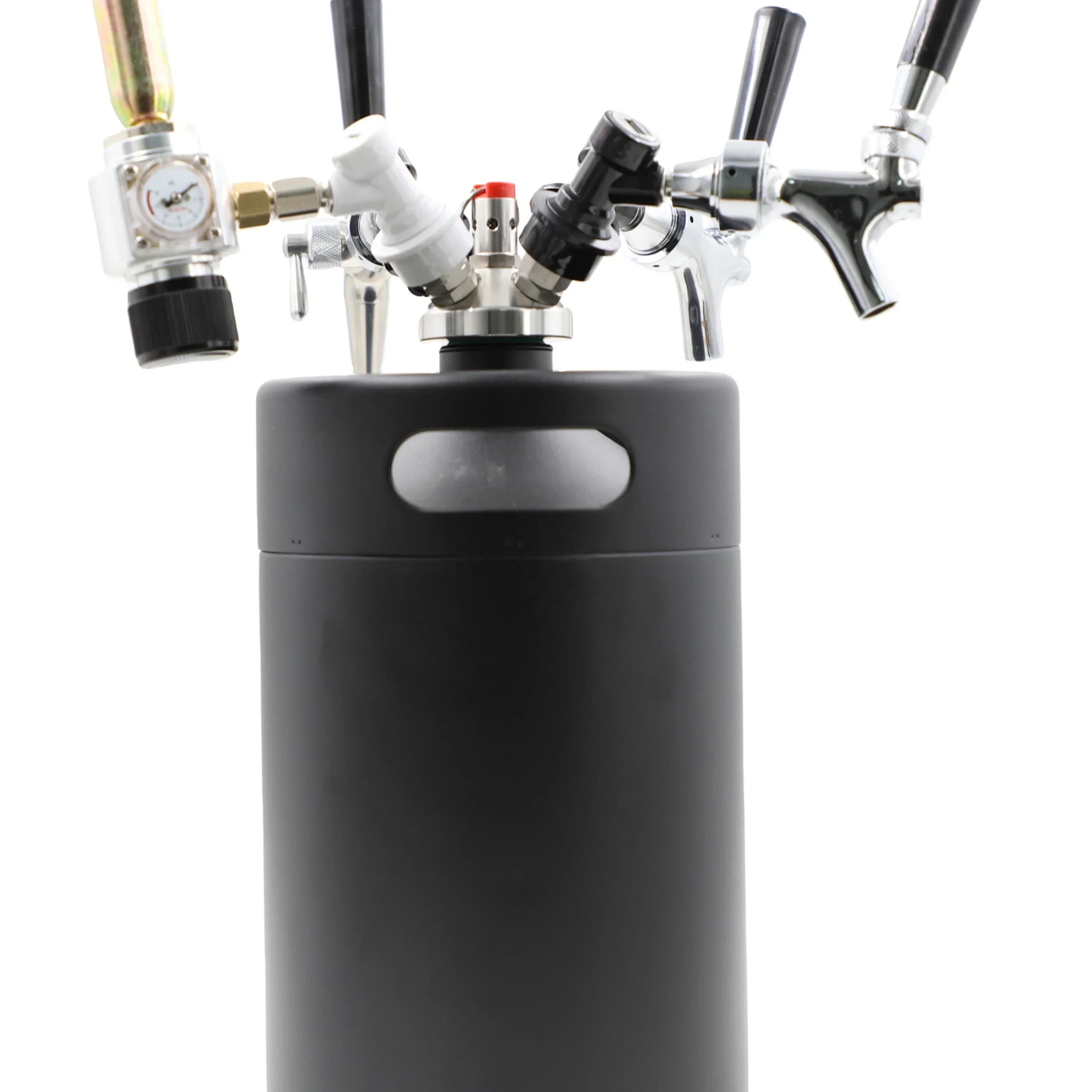 Adjustable Flow 2L Stainless Steel Travel Coffee And Tea Machine Nostalgic Ice Drink Maker Pressure Brewing System