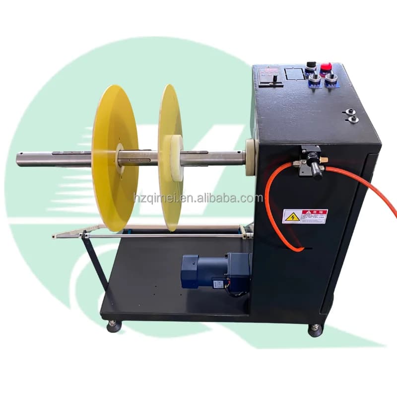 Pneumatic Electric Motor Coil Uncoil Machine Air Expansion Shaft Unwinding Rewinding Machine Automatic Speed Tensioner Rolled