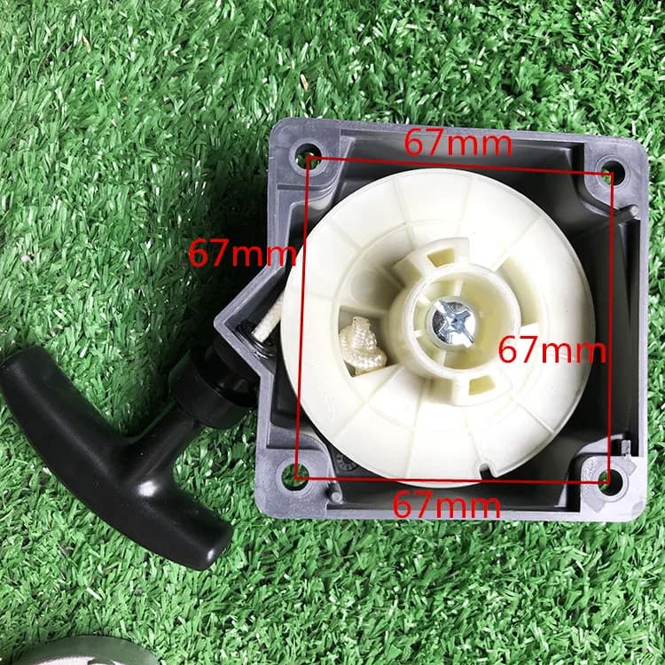 Genuine BCH400 Recoil starter & Cup & gasket for Oleos Macs Chainsaw BCH 400 400T Chains saw pull starts cog claw s# 61452042R