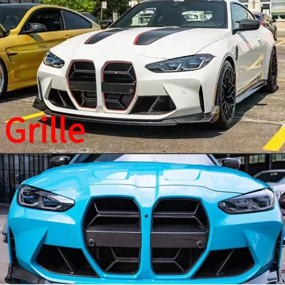 For BMW G80 G81 M3 G82 G83 M4 2021-2024 Center Mesh Front Radiator Tuning Accessory High-Quality Material for Enhanced Performan
