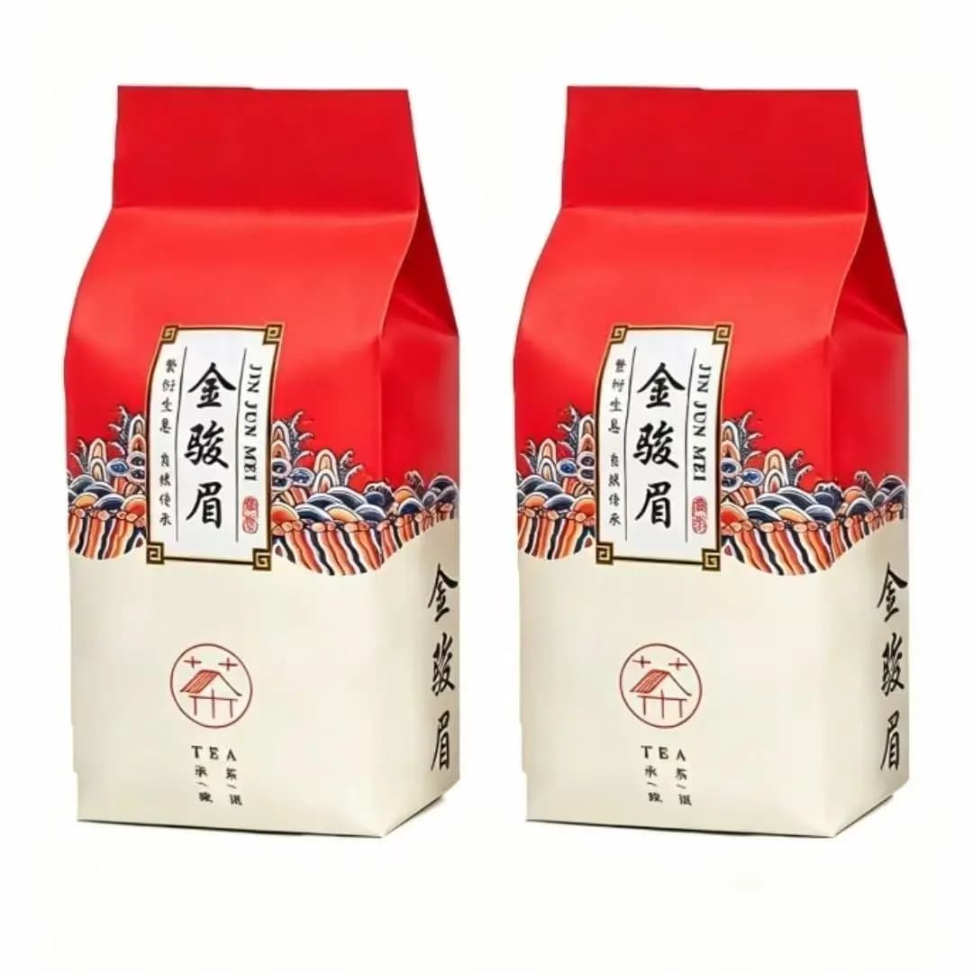 Classic Blacktea Bag Jinjunmei Dahongpao LapsangSouchong Custom Bag Green Teabag Longjing Biluochun Tieguanyin 100g/250g/500gBag
