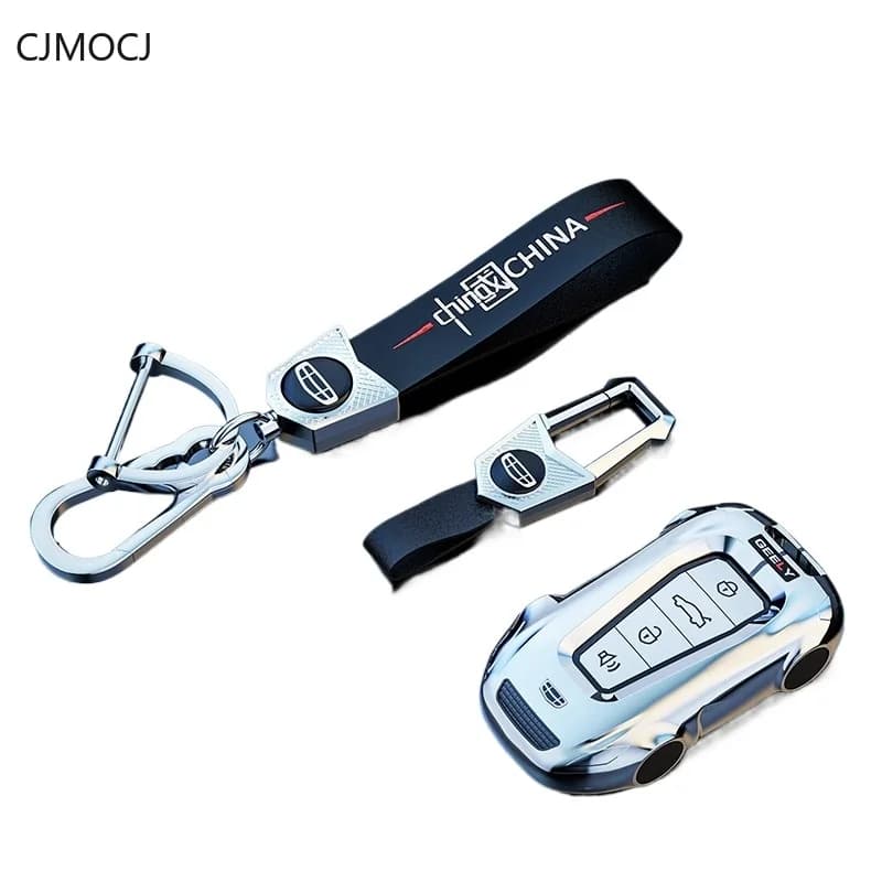 Premium Zinc Alloy Key Cover Case for Geely Xingyue L Wangyue Edition (2025-2026) - Protective Key Fob Shell Keychain