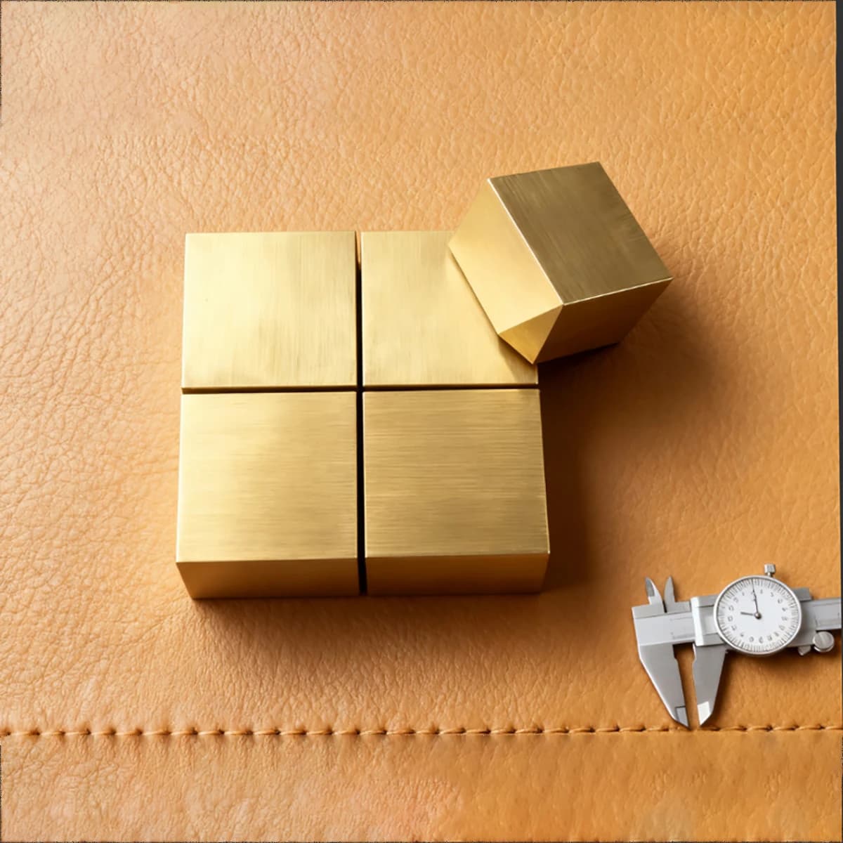 H59 Brass Block - Square Bar Strip Solid Cube Copper Block 10/12/15/20/22/25/30mm Thickness