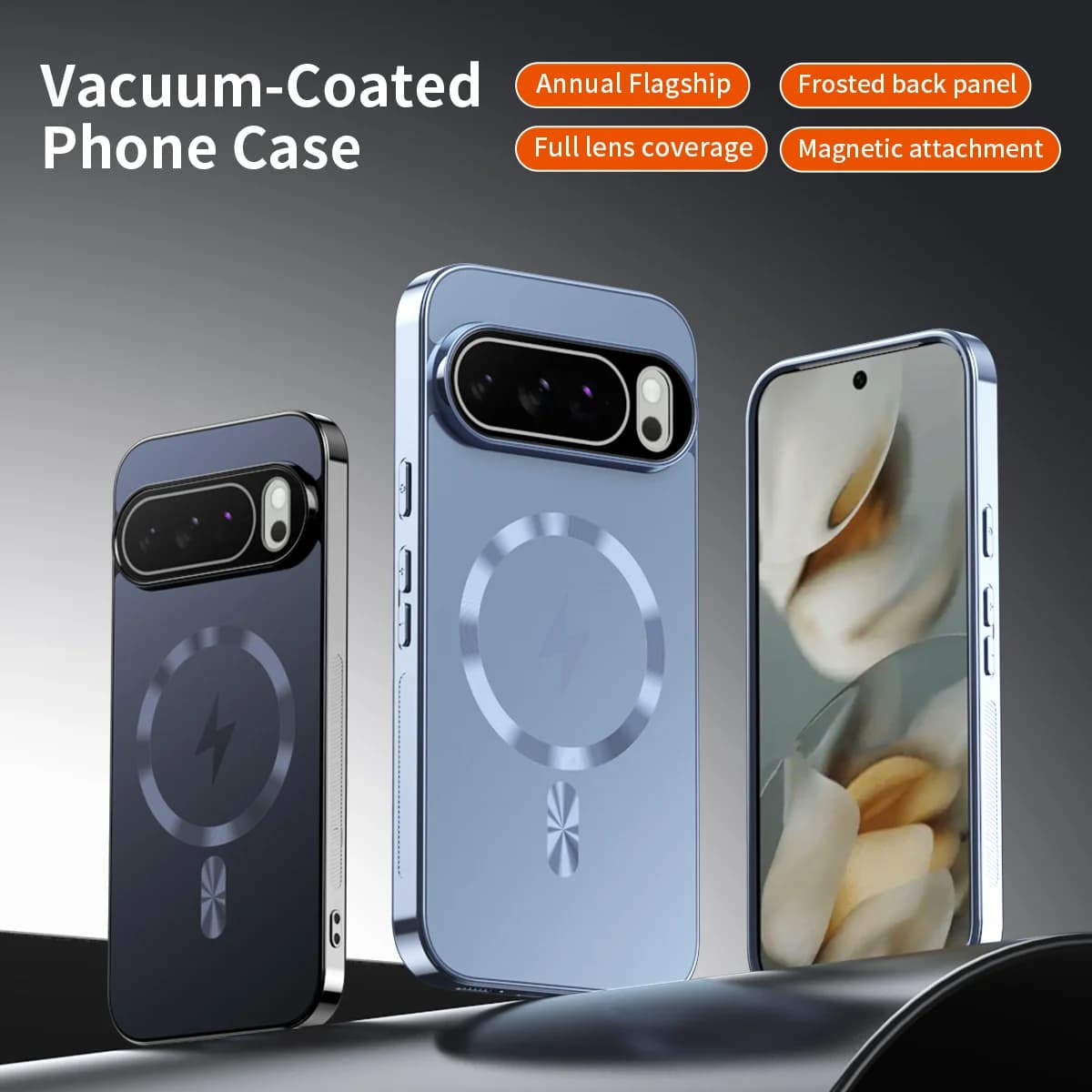 Modern Aesthetics Magnetic Phone Case for Google Pixel 11 Pro XL 10A 10 9 9A 8 8A 7 7A 6 Elegant Electroplating Cover