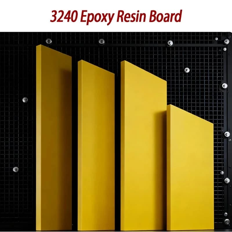 Yellow Fiberglass Electrical Glue Board 3240 Epoxy Resin Board High Temp Insulation Custom Processing Size 100x100-300x400mm