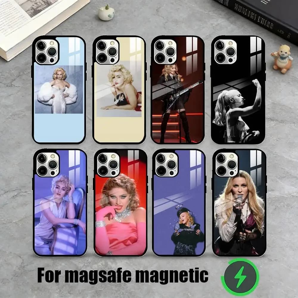 Singer M-Madonna   Phone Case For iPhone17,16,15,14,13,12,11 Plus,Pro Magnetic For Magsafe Wireless Charging