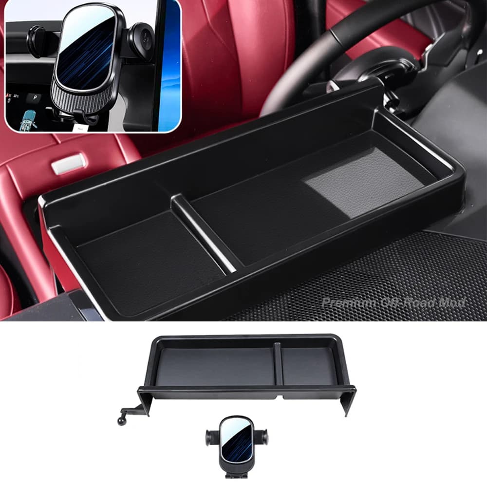 For 2026 Tank 400 Hi4T/Z Rear Screen Storage Box Center Console Phone Holder Interior  Modification parts Lossless installation