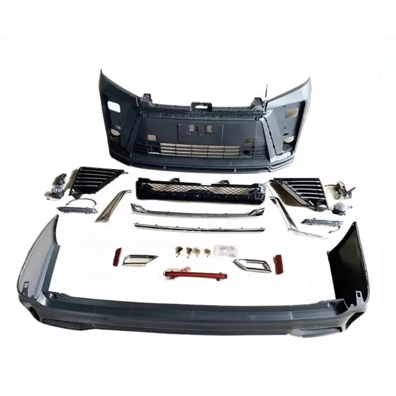Wide Sad Face Front Rear Upgrade Body Kit Bumper For Toyota Hiace 300 2020+ Bus Van Exterior Modification Accessories