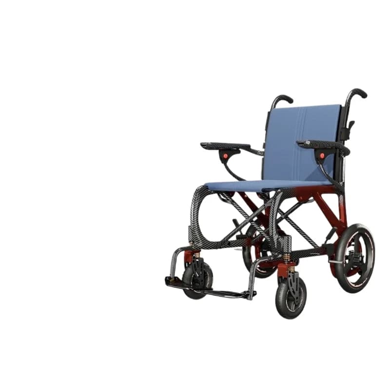 Foldable ultra-lightweight small trolley for the elderly