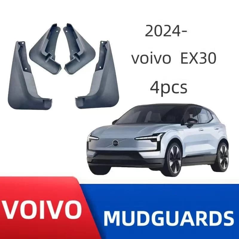 4PCS Car Mudguards For Volvo EX30 2023 2024 2025 Rear Front Mud Flap Guards Anti-splash Mudflaps Wheel Fender Auto Accessories