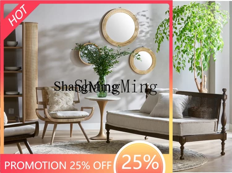 FG good-looking  new solid wood sofa high-end homestay living room small apartment simple wind sofa chair