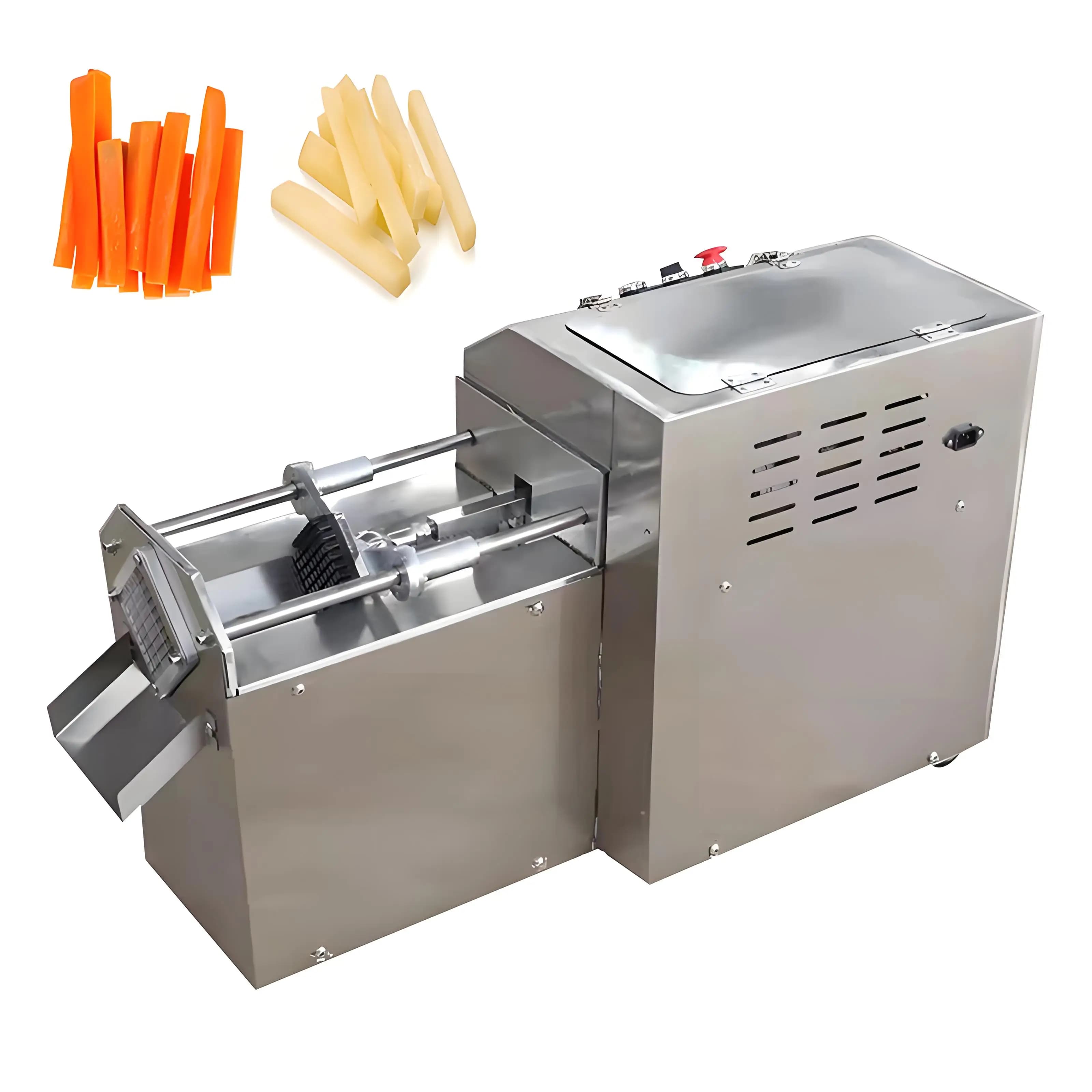 VBJX Industrial Professional Electric Stainless Steel Vegetable Potato Carrot Chips Chopper Slicer Machine