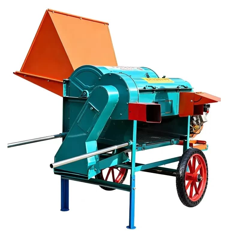 Dual Roller Multifunctional Thresher 220V 380v High Capacity for Oilseed Corn Rice Hemp Wheat Soybeans Sorghum Harvest