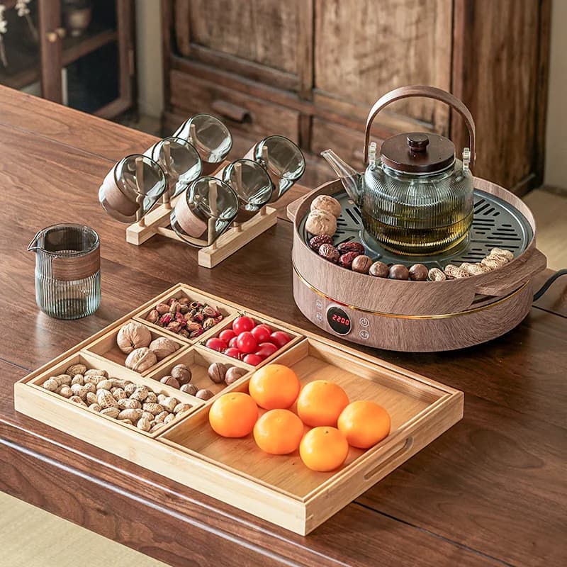 Furnace tea making utensils Full set of glass teapot Electric ceramic stove tea making utensils Set