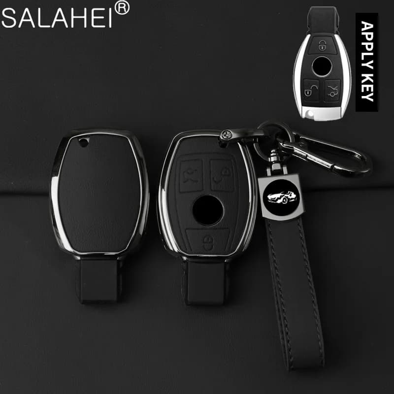 Car Shell Bag For Mercedes-Benz A B C E G S V Class GLE GLK Vito Sprinter SL SLK Viano Leather Car Remote Case Cover Protector