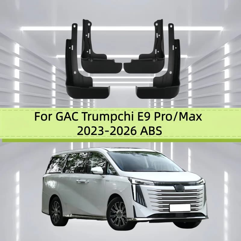 Car Mud Flaps Fender For GAC Trumpchi E9 Pro/Max 2023-2026 ABS Front And Rear Wheels Mudflaps Splash Guard Protection