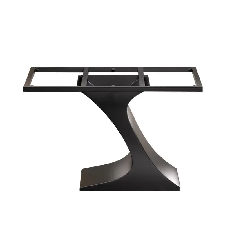 Light luxury rock slab dining table foot bracket, marble base coffee table stand