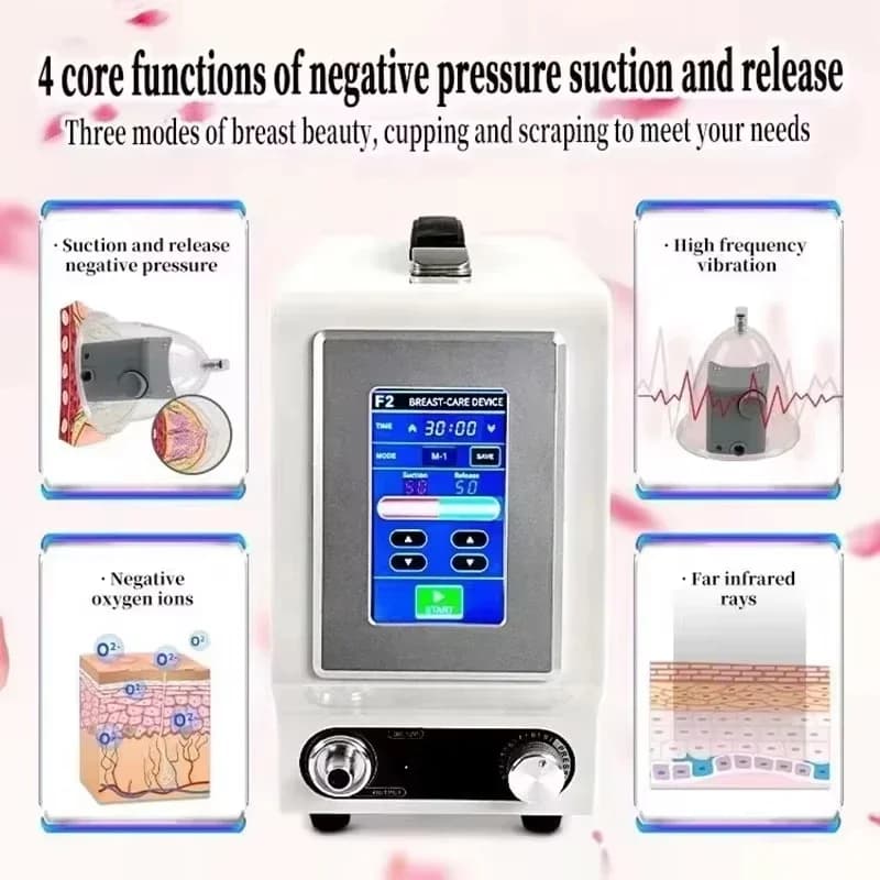 Gold SellerVacuum Cavitation Breast Buttock Enlargement Cupping Facial Lifting Body Shaping Massage Machine Sli