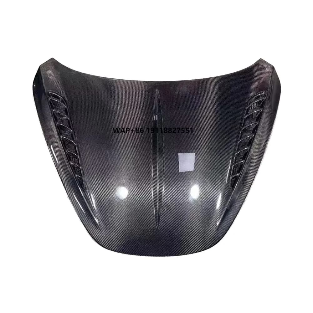For Mclaren 720S Topcar Style Carbon Fiber Car Bonnet Scoop Engine Hood Cover Bodykit