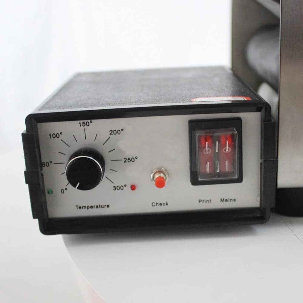 Semi-automatic Round Bottle Labeling Machine With Printer