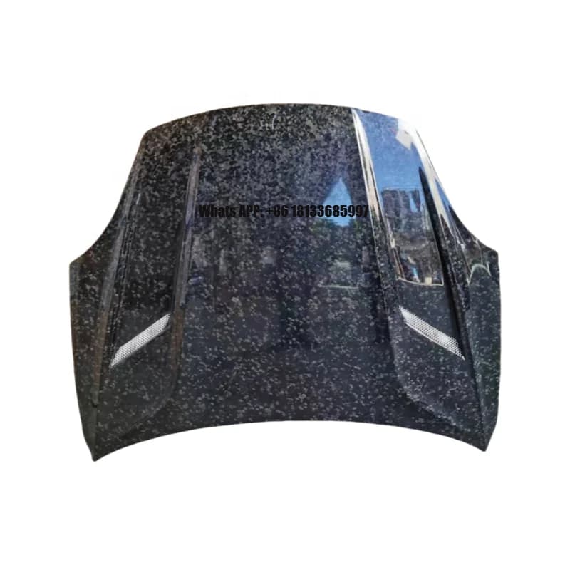 Upgrade High Quality Tech Style Forged Carbon Fiber Hood Bonnet for Porsche Cayenne 9Y0 Forged Carbon Fiber Engine Hood