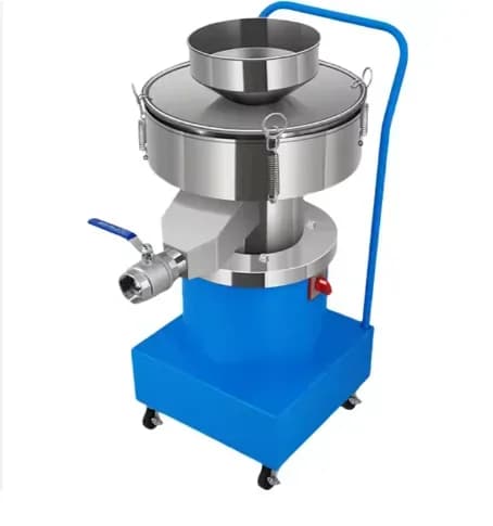 Automatic High Efficiency Juice Liquid Sifter Filtration Liquid Solid Separation Rotary Vibrating Screen