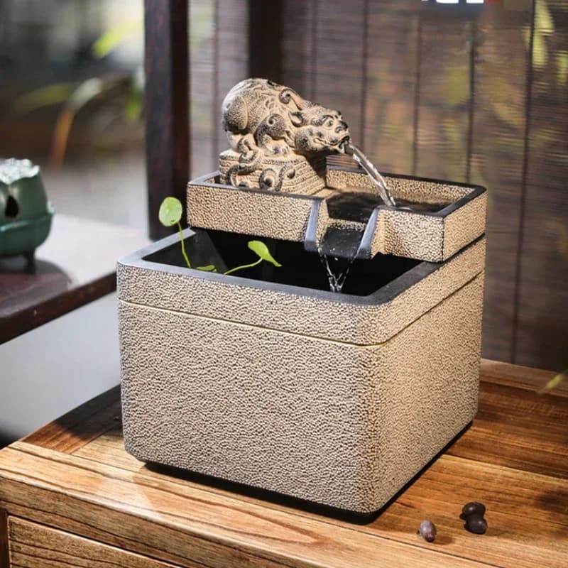 Living room flowing ornaments decorations gifts creative home circulating water Hot sales