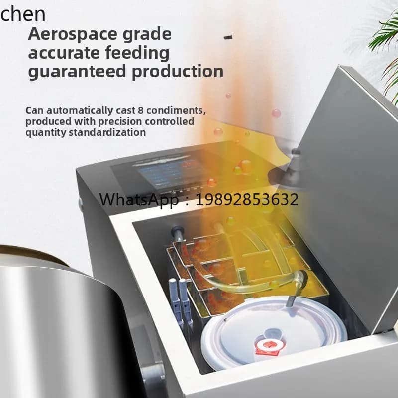 automatic commercial large canteen roller fried rice machine intelligent multi-functional cooking robot
