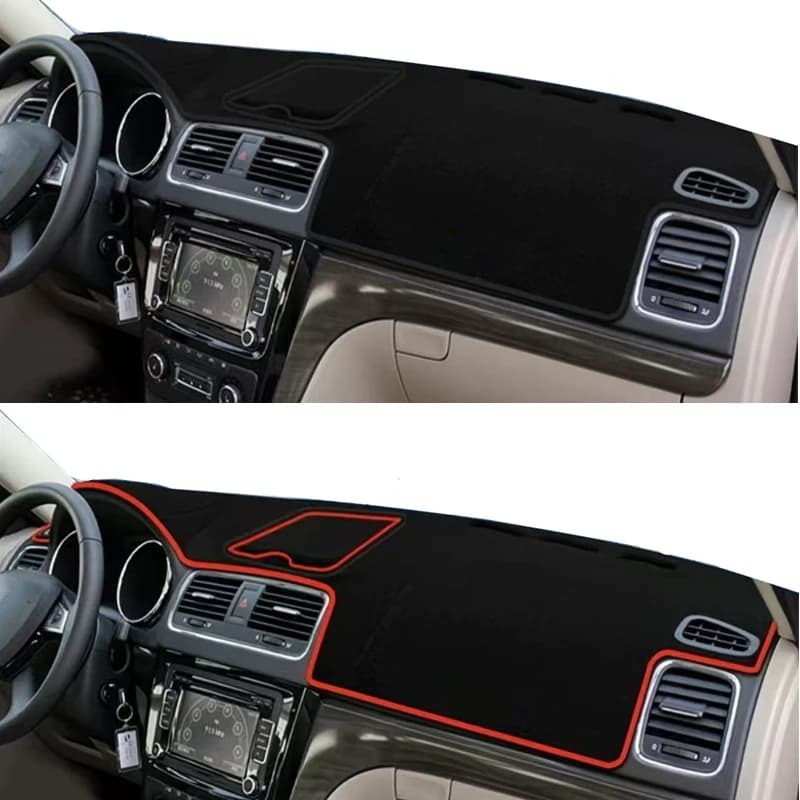 For Skoda Yeti 2009-2013 2014 2015 2016 2017 Interior Dashboard Cover Dash Mat Anti-UV Instrument Carpet Cushion Car Accessories