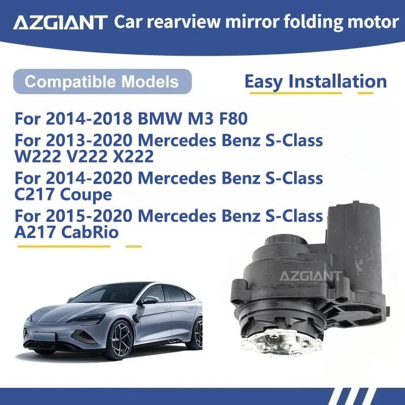 AZGIANT For BMW M3 F80/Mercedes Benz S-Class W222 V222 X222/C217 Coupe/A217 CabRio Car Wing Mirror Authentic Folding Motor